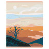 Тетради КОМПЛЕКТ 5 шт. А5, 48 л., BRAUBERG, скоба, клетка, SoftTouch, фольга, "Mountains", 404400 по низкой цене оптом 