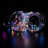 Электрогирлянда-нить уличная "Роса" 10 м, 100 LED, мультицветная, батарейки, контроллер, ЗОЛОТАЯ СКАЗКА, 591294 по низкой цене оптом 