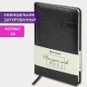 Еженедельник датированный 2024 А5 145х215мм BRAUBERG Imperial, под кожу, черный, 115028 по низкой цене оптом 