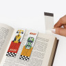Закладки для книг с магнитом RACE CARS, набор 6 шт., блестки, 25x196 мм, ЮНЛАНДИЯ, 113446 по низкой цене оптом 