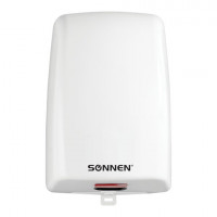 Сушилка для рук SONNEN HD-FL-2009, 1200Вт, пластиковый корпус, белая, 607959