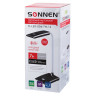 Светильник настольный SONNEN TL-LED-004-7W-12, на подставке, светодиодный, 7 Вт, 12 LED, черный, 235542 по низкой цене оптом Краснодар, Москва, Уфа, Казань, Барнаул, Владивосток, Хабаровск, Сахалин, Красноярск, Екатеренбург, 