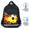 Рюкзак ПИФАГОР SCHOOL для начальной школы, "Fire goal", 38x28х14 см, 270658 по низкой цене оптом 