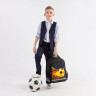 Рюкзак ПИФАГОР SCHOOL для начальной школы, "Fire goal", 38x28х14 см, 270658 по низкой цене оптом 