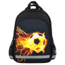 Рюкзак ПИФАГОР SCHOOL для начальной школы, "Fire goal", 38x28х14 см, 270658 по низкой цене оптом 