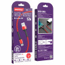 Кабель S26 USB -Type C, 1 м, 3 А, SMARTBUY, для зарядки и передачи данных, красный 93, iK-3112-S26r по низкой цене оптом Краснодар, Москва, Уфа, Казань, Барнаул, Владивосток, Хабаровск, Сахалин, Красноярск, Екатеренбург, 