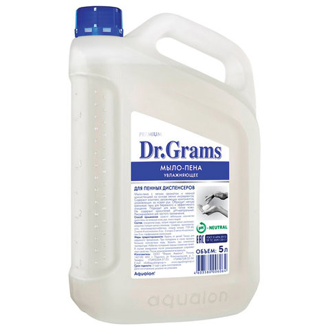 Мыло-пена 5 л DR.GRAMS, увлажняющее, 106064 по низкой цене оптом  Мыло-пена 5 л DR.GRAMS, увлажняющее, 106064 по низкой цене оптом