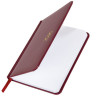 Еженедельник датированный 2026 МАЛЫЙ ФОРМАТ 95х155мм А6 BRAUBERG Select, балакрон, бордо, 117194 по низкой цене оптом 