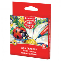 Восковые мелки ERICH KRAUSE "Artberry", 12 цветов, картонная упаковка с европодвесом, 34930