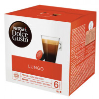 Кофе в капсулах NESCAFE "Lungo" для кофемашин Dolce Gusto, 16 порций, 12423697