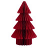 Украшение новогоднее интерьерное из бумаги, "Елочка", 20 см, бордовый цвет, ЗОЛОТАЯ СКАЗКА, 592601 по низкой цене оптом 