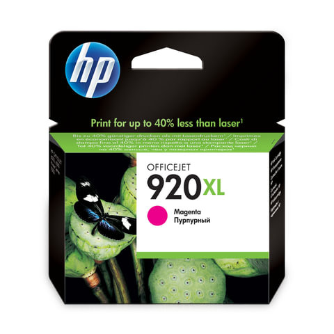 Картридж струйный HP (CD973AE) Officejet 6000/6500/7000, №920, пурпурный, оригинальный, 700 стр. по низкой цене оптом 