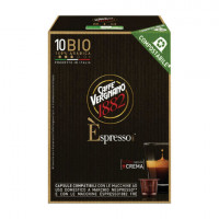 Капсулы для кофемашин NESPRESSO, Bio 100% Arabica, натуральный кофе, 10 шт. х 5 г, VERGNANO, 8001800005549
