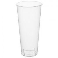 Стакан одноразовый 650мл пластиковый матовый Bubble Cup, СВЕРХПЛОТНЫЙ, ВЗЛП, ШК5377, 1022П