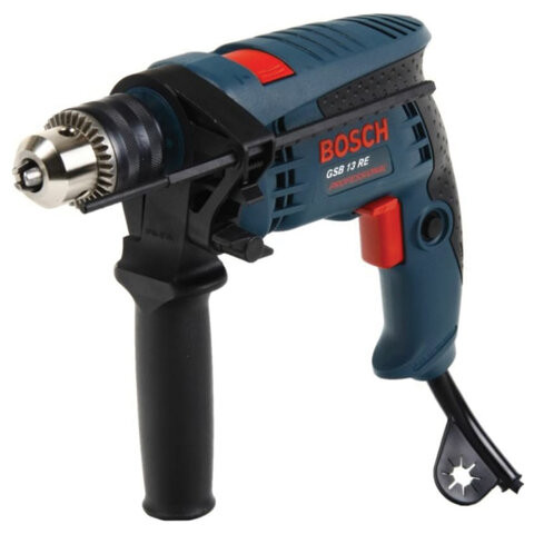 Дрель сетевая ударная, 600 Вт, 2800 об/мин, BOSCH GSB 13 RE 0601217102 по низкой цене оптом 