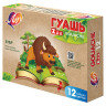 Гуашь ЛУЧ "Zoo", 12 цветов по 15 мл, без кисти, картонная упаковка, 19С1252-08 по низкой цене оптом 