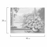 Холст на картоне с контуром BRAUBERG ART CLASSIC "БУКЕТ" 30х40см, грунтованный, хлопок, 191540 по низкой цене оптом Краснодар, Москва, Уфа, Казань, Барнаул, Владивосток, Хабаровск, Сахалин, Красноярск, Екатеренбург, 
