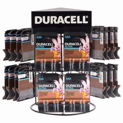 Дисплей для размещения товара настольный поворотный DURACELL, 2х2х3 крючка, 70000269 по низкой цене оптом 