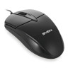 Мышь проводная SVEN RX-112, USB, 2 кнопки+1 колесо-кнопка, оптическая, черная, SV-03200112UB по низкой цене оптом Краснодар, Москва, Уфа, Казань, Барнаул, Владивосток, Хабаровск, Сахалин, Красноярск, Екатеренбург, 