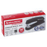 Степлер №24/6, 26/6 BRAUBERG "Standard+", до 30 листов, черный, 228608 по низкой цене оптом 