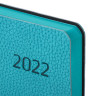 Ежедневник датированный 2022 А5 138x213 мм BRAUBERG "Stylish", под кожу, бирюзовый, 112789 по низкой цене оптом 