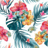 Бумага упаковочная мелованная 70х100 см ЗОЛОТАЯ СКАЗКА "Tropics", 5 дизайнов, 70 г/м2, 591593 по низкой цене оптом 