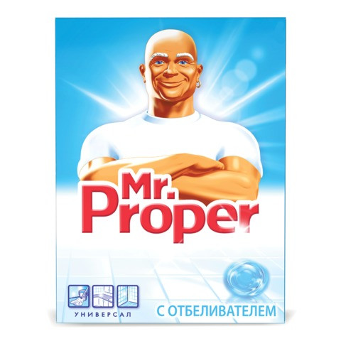 Чистящее средство 400 г, MR.PROPER (Мистер Пропер), с отбеливающим эффектом, универсал, порошок по низкой цене оптом 