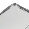 Форма алюминиевая с крышкой для выпечки и хранения, 870 мл, КОМПЛЕКТ 50 шт., 217х113 мм, LAIMA, 607800