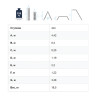 Лестница-трансформер алюминиевая 4х4 ступени, высота 4,5 м (4 секции по 1,2 м) до 150 кг, вес 16,5 кг, НОВАЯ ВЫСОТА, 3320404 по низкой цене оптом 