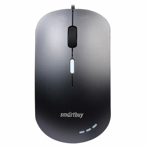 Мышь проводная бесшумная SMARTBUY 288-K, USB, 2 кнопки+1 колесо, оптическая, черная 0, SBM-288-K по низкой цене оптом Краснодар, Москва, Уфа, Казань, Барнаул, Владивосток, Хабаровск, Сахалин, Красноярск, Екатеренбург, 
