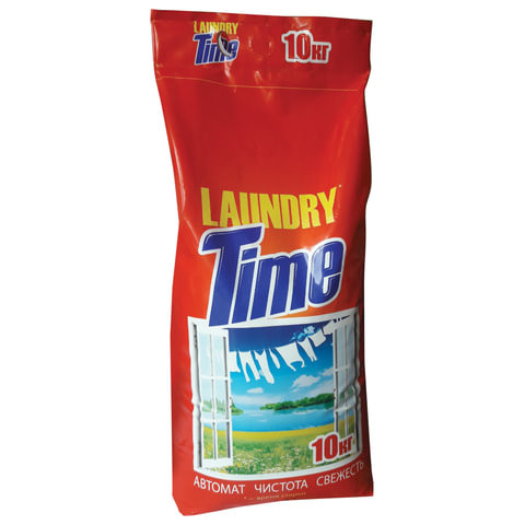 Стиральный порошок-автомат 10 кг, LAUNDRY TIME (Лондри Тайм) по низкой цене оптом 