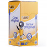 Ручка шариковая BIC "Cristal", СИНЯЯ, корпус прозрачный, узел 1 мм, линия письма 0,32 мм, 847898 по низкой цене оптом 