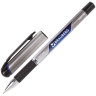 Ручка шариковая масляная с грипом BRAUBERG "Signature", СИНЯЯ, печать, узел 0,7 мм, линия письма 0,35 мм, 142688 по низкой цене оптом Краснодар, Москва, Уфа, Казань, Барнаул, Владивосток, Хабаровск, Сахалин, Красноярск, Екатеренбург, 