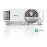 Проектор BENQ EW800ST, DLP, 1280x800, 16:10, 3300 лм, 20000:1, короткофокусный, 2,6 кг, 9H.JLX77.14E по низкой цене оптом 