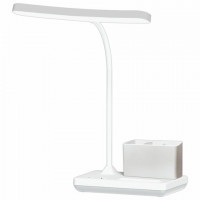 Настольная лампа светильник беспроводная SONNEN PT-301, органайзер, USB, LED, 4 Вт, 3 режима, 238778