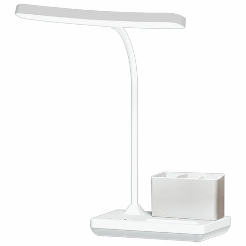 Настольная лампа светильник беспроводная SONNEN PT-301, органайзер, USB, LED, 4 Вт, 3 режима, 238778 по низкой цене оптом 