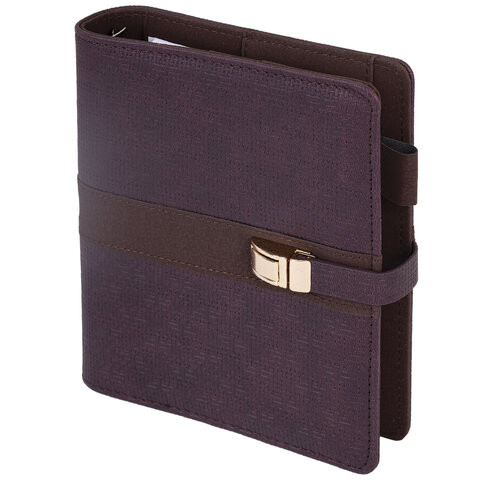 Ежедневник-органайзер недатированный В6 150х190мм BRAUBERG "Orion", под кожу, 160л, коричневый, 116210 по низкой цене оптом 