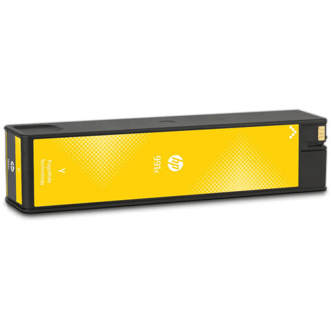 Картридж струйный HP (M0J98AE) PW Pro 755/772/777, №991X, желтый, оригинальный, ресурс 16000 страниц по низкой цене оптом 