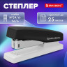 Степлер №24/6, 26/6 BRAUBERG "STYLE", до 25 листов, черный, 272747 по низкой цене оптом 