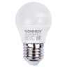 Лампа светодиодная SONNEN, 7 (60) Вт, цоколь E27, шар, теплый белый свет, 30000 ч, LED G45-7W-2700-E27, 453703 по низкой цене оптом 