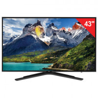 Телевизор SAMSUNG 43N5500, 43" (108 см), 1920x1080, Full HD, 16:9, Smart TV, Wi-Fi, черный