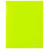 Папка на 2 кольцах BRAUBERG "Neon", 25 мм, внутренний карман, неоновая, зеленая, до 170 листов, 0,7 мм, 227456 по низкой цене оптом 