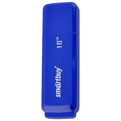 Флеш-диск 16 GB, SMARTBUY Dock, USB 2.0, синий, SB16GBDK-B по низкой цене оптом Краснодар, Москва, Уфа, Казань, Барнаул, Владивосток, Хабаровск, Сахалин, Красноярск, Екатеренбург, 