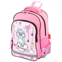 Рюкзак ПИФАГОР SCHOOL для начальной школы, Owl Princess, 38х28х14 см, 228826