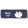 Пенал ЮНЛАНДИЯ, 1 отделение, полиэстер, "Cat", синий, 19х4х6 см, 270278 по низкой цене оптом 