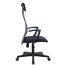 Кресло офисное KB-8, ткань-сетка, серое, 496676