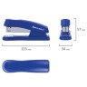 Степлер №24/6, 26/6 BRAUBERG "Standard+", до 30 листов, синий, 228609 по низкой цене оптом 
