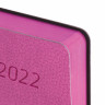 Ежедневник датированный 2022 А5 138x213 мм BRAUBERG "Stylish", под кожу, розовый, 112790 по низкой цене оптом 