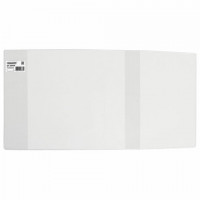 Обложка ПВХ 286х550 мм для учебников "Титул", "Английский язык" Биболетовой, универсальная, ЮНЛАНДИЯ, 150 мкм, штрих-код, 229335