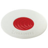 Ластик BRAUBERG "Oval PRO", 40х26х8 мм, овальный, красный пластиковый держатель, 229560 по низкой цене оптом Краснодар, Москва, Уфа, Казань, Барнаул, Владивосток, Хабаровск, Сахалин, Красноярск, Екатеренбург, 